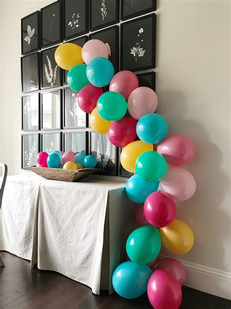 black and blue balloon garland|diy balloon garland with string.